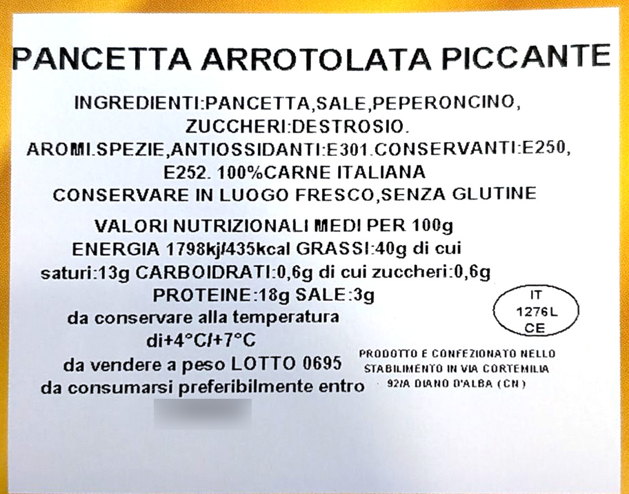 Pancetta arrotolata piccante - immagine 2