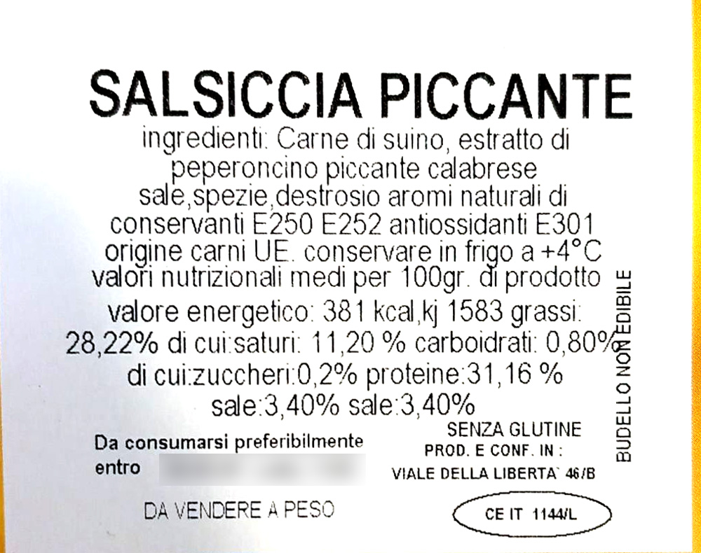 Salsiccia stagionata piccante - immagine 3
