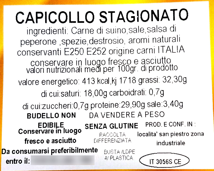 Capocollo stagionato dolce - immagine 2