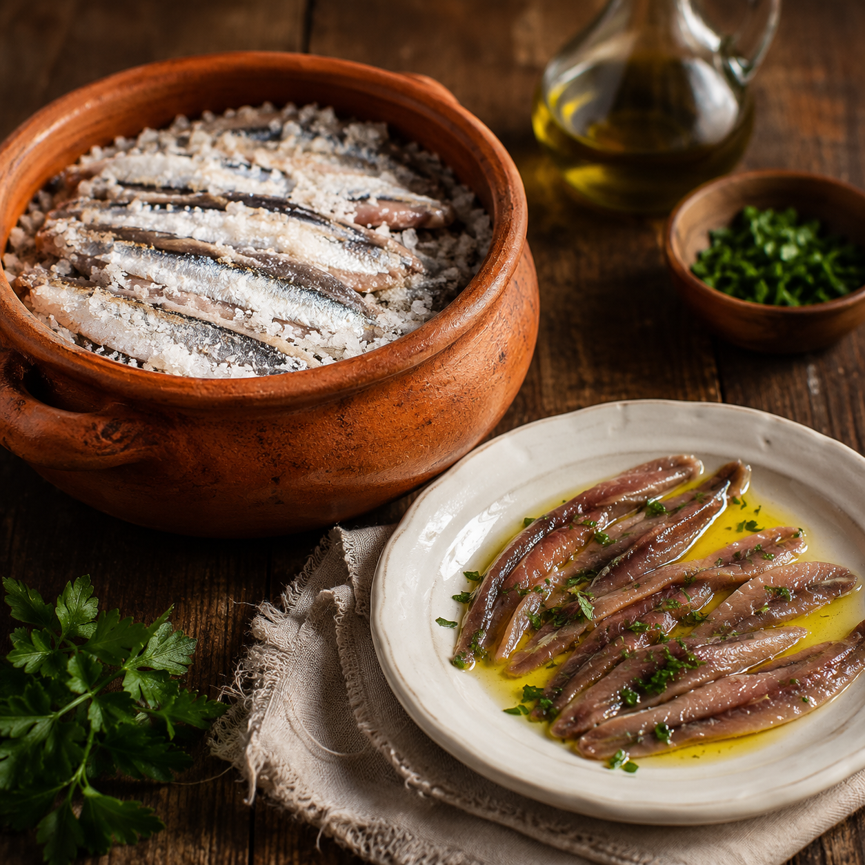 Alici Sotto Sale: la ricetta per conservarle | Monteporo