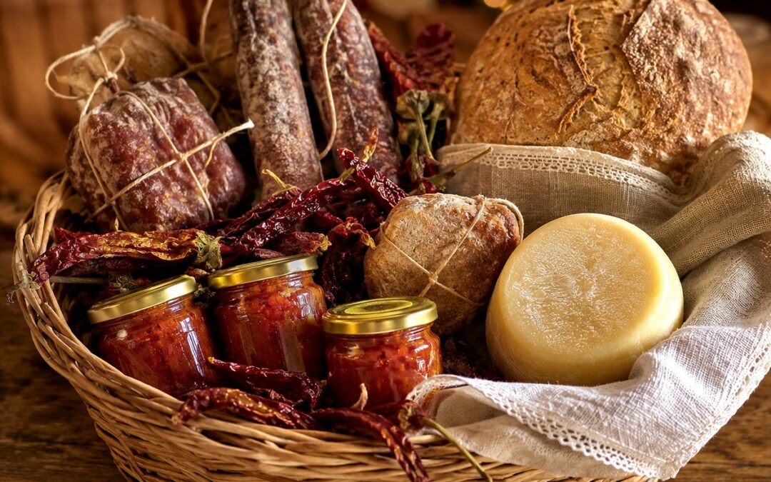 Cesto Gastronomico Calabrese: idee regalo dal Monte Poro