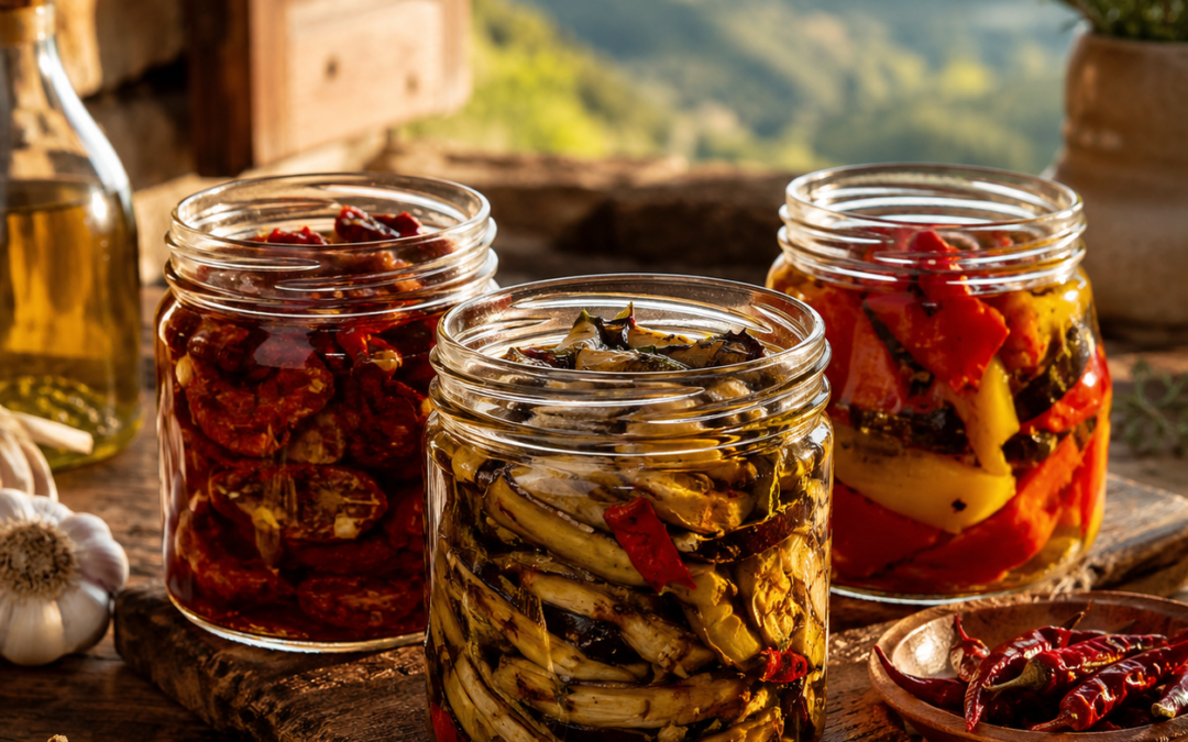Conserve Sott’olio: la guida calabrese per prepararle in sicurezza