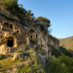 Insediamento rupestre delle Grotte degli Sbariati a Zungri sul Monte Poro in Calabria - Monteporo Spilinga
