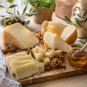 Tagliere di formaggi stagionati e pastorizzati sicuri in gravidanza - Monteporo Spilinga