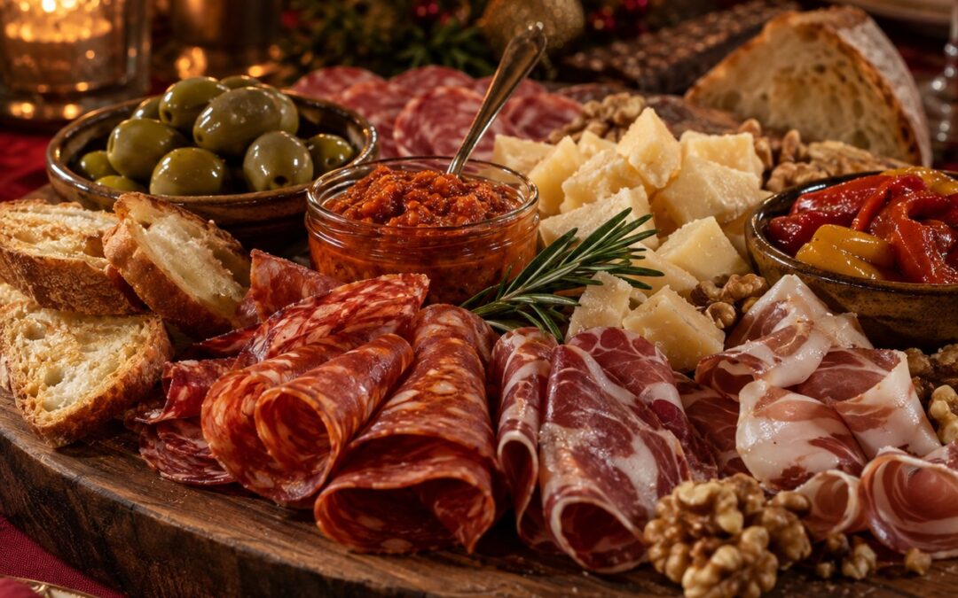 Antipasti di Natale: 20 idee facili, il tagliere perfetto e come organizzarsi